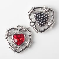 10 Pcs/package Ig Style Sweet Heart Shape Alloy Enamel Inlay Jewelry Accessories sku image 3