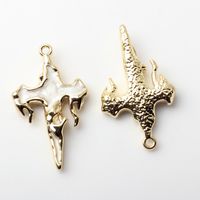 10 Pcs/package Simple Style Cross Alloy Enamel Plating Jewelry Accessories sku image 6