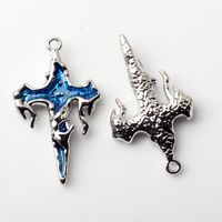10 Pcs/package Simple Style Cross Alloy Enamel Plating Jewelry Accessories sku image 2