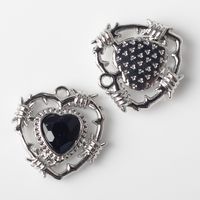 10 Pcs/package Ig Style Sweet Heart Shape Alloy Enamel Inlay Jewelry Accessories sku image 4
