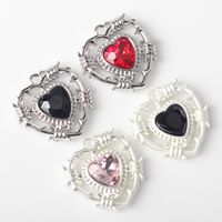 10 Pcs/package Ig Style Sweet Heart Shape Alloy Enamel Inlay Jewelry Accessories main image 4