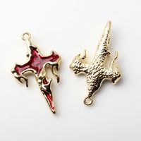 10 Pcs/package Simple Style Cross Alloy Enamel Plating Jewelry Accessories sku image 8