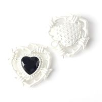 10 Pcs/package Ig Style Sweet Heart Shape Alloy Enamel Inlay Jewelry Accessories sku image 1