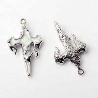 10 Pcs/package Simple Style Cross Alloy Enamel Plating Jewelry Accessories sku image 1