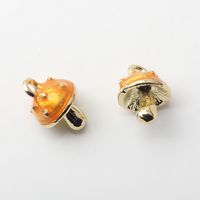 10 Pcs/package Ig Style Cute Pine Cones Mushroom Alloy Enamel Jewelry Accessories sku image 1