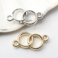 10 Pcs/package Simple Style Circle Zinc Alloy Plating Jewelry Accessories main image 5