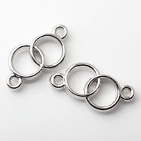 10 Pièces/paquet Style Simple Cercle Alliage De Zinc Placage Bijoux Accessoires sku image 2
