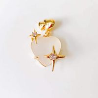 1 Piece Simple Style Geometric Copper Plating Inlay Jewelry Accessories sku image 32