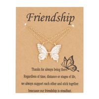 Simple Style Butterfly Alloy Plating Women's Necklace sku image 4