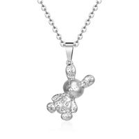 Cute Animal Stainless Steel Plating Pendant Necklace main image 5