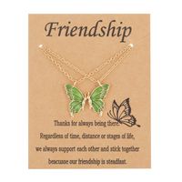 Simple Style Butterfly Alloy Plating Women's Necklace sku image 2