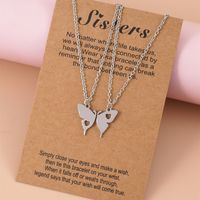 Simple Style Butterfly Alloy Plating Women's Necklace sku image 11