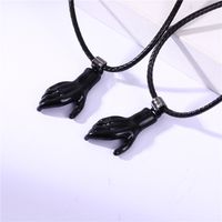 Simple Style Hand Alloy Plating Unisex Pendant Necklace main image 4