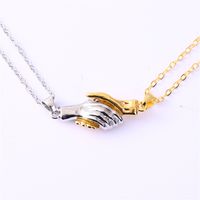 Simple Style Hand Alloy Plating Unisex Pendant Necklace main image 2