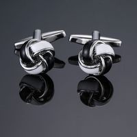 Simple Style Solid Color Copper Plating Unisex Cufflinks 1 Pair sku image 12