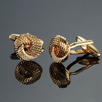Simple Style Solid Color Copper Plating Unisex Cufflinks 1 Pair sku image 18