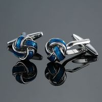 Simple Style Solid Color Copper Plating Unisex Cufflinks 1 Pair sku image 13