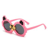 Cartoon Style Cute Cat Ears Pc Special-shaped Mirror Full Frame Kids Sunglasses sku image 5