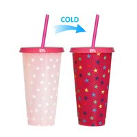 Cute Solid Color Plastic Water Bottles sku image 42