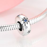 Sweet Simple Style Heart Shape Rose Snake Sterling Silver Epoxy Inlay Zircon Jewelry Accessories main image 3