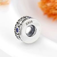 Sweet Simple Style Heart Shape Rose Snake Sterling Silver Epoxy Inlay Zircon Jewelry Accessories main image 6