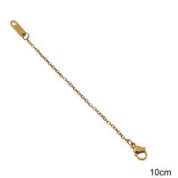 1 Piece Stainless Steel Solid Color Extension Chain Simple Style sku image 5