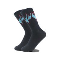 Unisex Hip-hop Flame Cotton Ankle Socks A Pair sku image 6