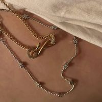 Titanium Steel Copper Hip-Hop Devil's Eye Snake Plating Pendant Necklace main image 2