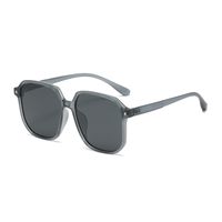 نمط Ig أسلوب بسيط اللون الصامد مادة صمغية مربع اطار كامل المرأة النظارات الشمسية sku image 4