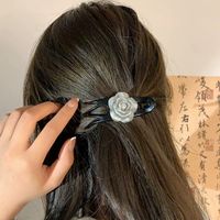 Women's Ig Style Elegant Flower Resin Hair Claws main image 3