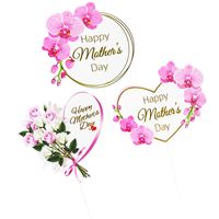 Mother's Day Sweet Letter Heart Shape Flower Paper Casual Daily Party Decorative Props main image 3