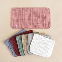 Simple Style Solid Color Cotton Burp Cloths Baby Accessories main image 1