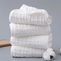Simple Style Solid Color Cotton Burp Cloths Baby Accessories main image 4