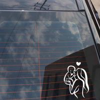 J-158 Baby On Board Baby In The Car Warning Car Stickers Automobile Sticker main image 5