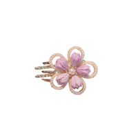 Women's Sweet Flower Alloy Plating Inlay Artificial Pearls Hair Claws main image 4