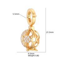 1 Piece Exaggerated Classic Style Artistic Flower Sterling Silver Plating Inlay Jewelry Accessories main image 2