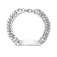 Hip-hop U Shape Titanium Steel Polishing Bracelets main image 3