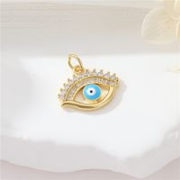 1 Piece Simple Style Sun Devil's Eye Moon Copper Plating Inlay Jewelry Accessories main image 6