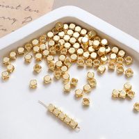 10 Pieces Diameter 3mm Diameter 4mm Diameter 5mm Copper Solid Color Beads sku image 8
