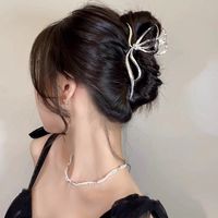 Women's Ig Style Elegant Bow Knot Alloy Plating Hair Claws main image 2
