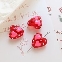 1 Piece 19 * 20mm Glass Heart Shape Beads sku image 5