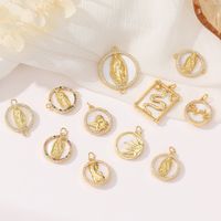 1 Piece Simple Style Human Copper Plating Inlay Jewelry Accessories main image 1