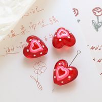 1 Piece 19 * 20mm Glass Heart Shape Beads sku image 4