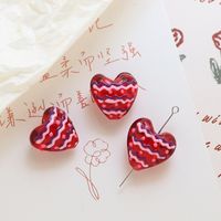 1 Piece 19 * 20mm Glass Heart Shape Beads sku image 3