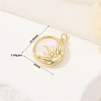 1 Piece Simple Style Human Copper Plating Inlay Jewelry Accessories sku image 1