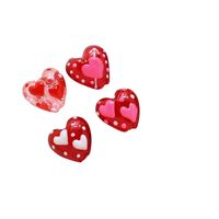 1 Piece 19 * 20mm Glass Heart Shape Beads main image 6