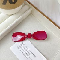 Women's Simple Style Plaid Solid Color Acetic Acid Sheets Hair Clip sku image 3