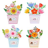 Mother's Day Pastoral Flower Paper Casual Daily Party Card main image 6