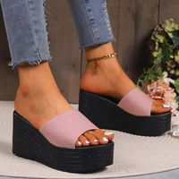 Women's Casual Multicolor Point Toe High Heel Slippers main image 2