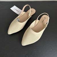 Women's Casual Solid Color Point Toe Roman Sandals sku image 9